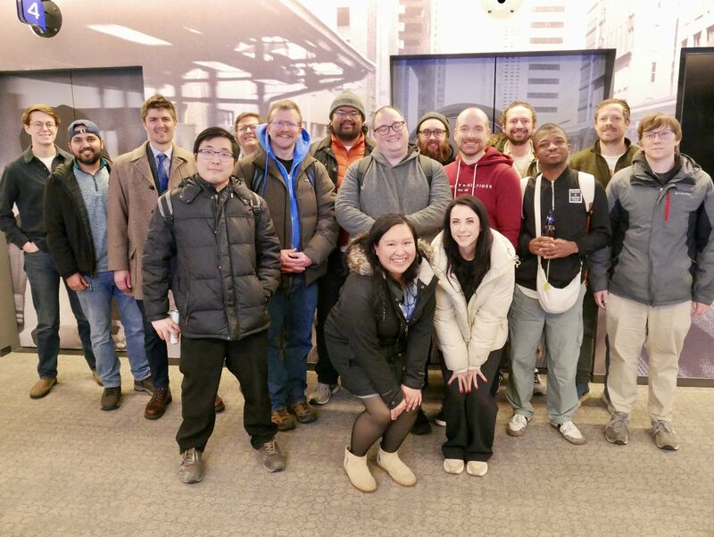 Group photo after the March 2026 Chicago Ruby Meetup